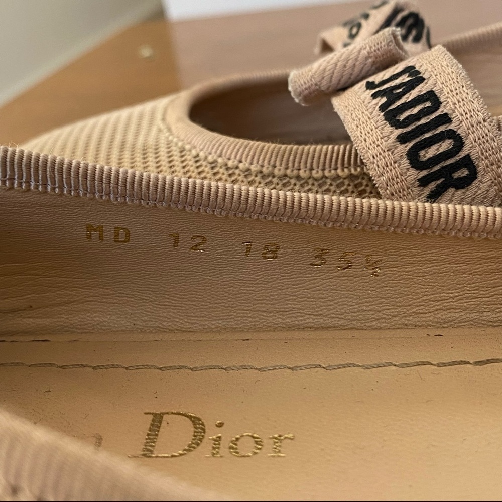 Christian Dior J'Adior  Miss J ballerina flats  shoe Excellent condition - Picture 6 of 6